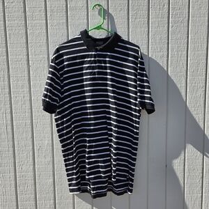 Polo by Ralph Lauren Black and White Striped Shirt